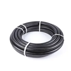 1. 1/4 3/4and 1/2 Inch High-pressure Braided Rubber Hoses Are Oil Resistant And High-temperature Resistant