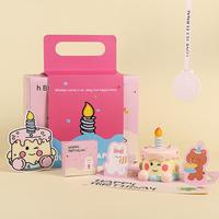 Boîte cadeau mignonne pour bougie d'anniversaire, un cadeau d'anniversaire pratique pour les amies et les meilleures amies