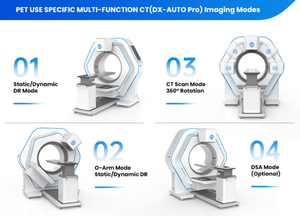 Appareil de tomodensitométrie multifonctionnel pour animaux de compagnie, prise en charge des modes DR statique, DR dynamique <span class=keywords><strong>et</strong></span> tomodensitométrie, faible rayonnement, installation facile - Product Image 5
