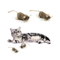 Jouet pour animaux de compagnie en gros d'usine, accessoires pour chats, fournitures pour animaux, jouet souris pour chat à mâcher et à jouer