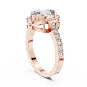 Nouvelle bague en or 18 carats avec diamant rond de laboratoire de qualité supérieure, coupe ovale, pour femme, cadeau de mariage et d'anniversaire - Product Image 5