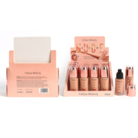 Fond de Teint Liquide Couvrance Totale Imperméable 24h, Crème de Teint Liquide OEM, Étiquette Privée, Vegan, pour Tous Types de Peau