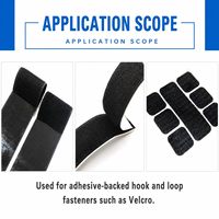 Colle HMA à séchage rapide, adhésif thermofusible en caoutchouc synthétique de type SBC, attaches en nylon extensibles, rouleau de crochets et boucles pour usage en construction