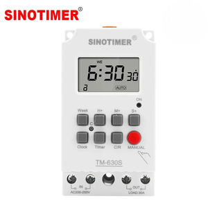 Minuteur numérique intelligent TM630S Mini AC 220V DC 12V, programmable 24h, relais temporisé, sortie tension, haute puissance de charge 30A Z05 - Product Image 1