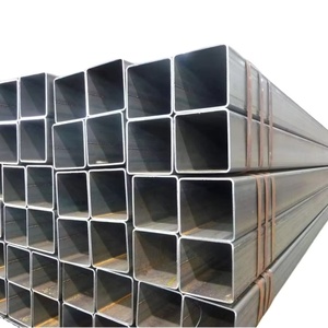 Труба стальная квадратная сварная MS из углеродистой стали ASTM, 30x30, 25x25, 20x20, толщина стенки 0.7 мм, черная, для металлоконструкций - Product Image 3