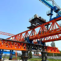 Máquina lanzadora de vigas para puentes de armadura, 120 toneladas, 60 m, para la montaje de vigas de hormigón