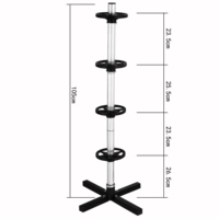 Support de rangement pour pneus de moto à 5 niveaux, support de rangement pour pneus de roue, support de rangement pour jantes, présentoir de pneus de moto