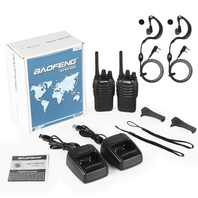 Wholesale BAOFENG BF 88E Two Way Ham Radio with USB Charger Handheld Walkie Talkie Bf-88e
