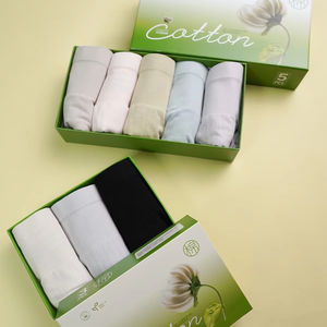 Women's Underwear 7A Mulberry Silk Antibacterial Crotch Without Hip Waist Thin Sports Briefs - Product Image 1