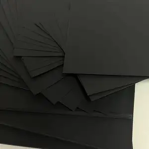 rückseite platte samt papier schwarz weiß 80-500 gsm karton