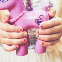 Autocollants de tatouage temporaire d'ongles, joli Mini, à vendre, pièces