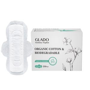 Großhandel <span class=keywords><strong>Bio</strong></span>-Baumwolle Damenbinden mit Eigenmarke Ultra-Dünn mit Flügeln Auslaufschutz Einweg-Damenhygieneartikel - Product Image 2