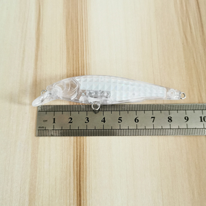 Señuelo de pesca japonés <span class=keywords><strong>YO</strong></span> <span class=keywords><strong>ZURI</strong></span> 3DR X Prism con láser interno flotante tipo Minnow - Embrión de señuelo sin pintar - Product Image 1