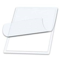 Feuille de plastique PET transparente et brillante en A3 75mic