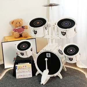 Wholesale Children Glowing Jazz <b>Drum</b> Kit 5‑Pcs <b>Drums</b> Percussion Set Early Educational Music Toy <b>For</b> Kids - Product Image 2