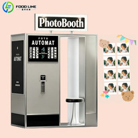 Machine Photobooth IA Vintage pour Photos de Groupe et Selfies – Boîte Photo Magasinée