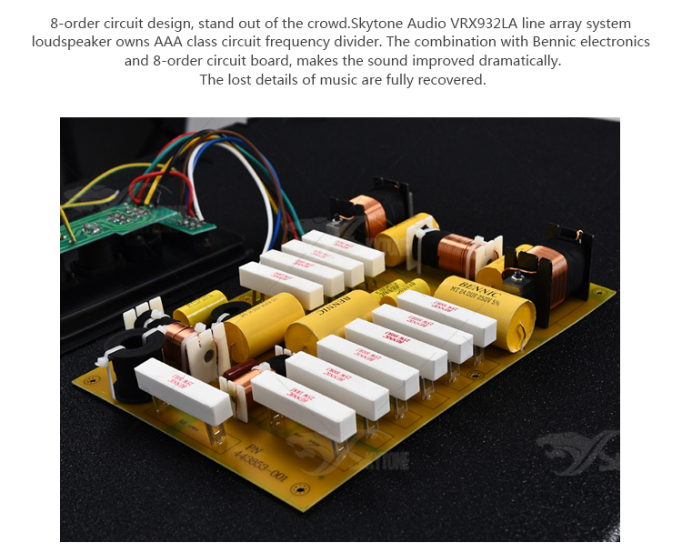 Vrx932 La Line Array Speaker Crossover With Back Board