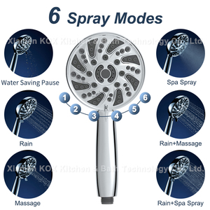 5 шт., ультратонкая насадка для душа - Product Image 3