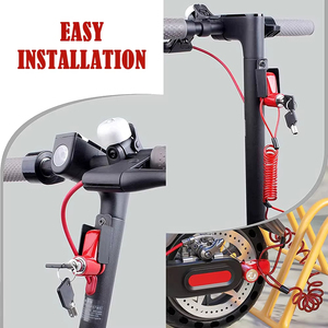Kunci Anti Maling untuk Skuter Listrik, Kunci Rem Cakram Sepeda Gunung, Kunci Rem Cakram Sepeda Motor, Aksesoris Sepeda - Product Image 3