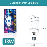 Lampe chauffante à spectre complet UVB10.0 pour reptiles, supplément de calcium, économe en énergie, pour tortues, dragons barbus et lézards