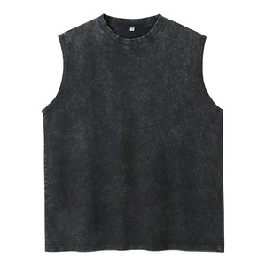 T-<span class=keywords><strong>shirt</strong></span> décontracté ample en coton tricoté respirant, style <span class=keywords><strong>vintage</strong></span>, pour homme, collection été 2026, vente en gros, personnalisable, style européen et américain - Product Image 4
