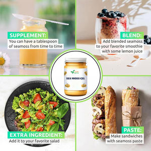 Gel de mousse de mer véritable OEM/ODM, marque privée, vitamines, complément alimentaire à l'ananas, gel de mousse de mer irlandaise biologique à la fraise - Product Image 3