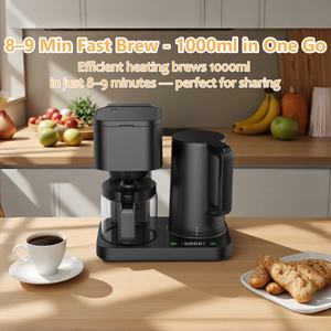 Nouvelle machine à café expresso électrique semi-automatique professionnelle WiFi 9-en-1 italienne 19/20 bars avec moulin à café, vente en gros OEM 2025 - Product Image 2