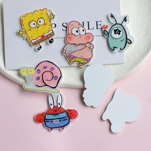 Mini flatback résine breloques dessin animé cabochon flatback artisanat ornements crème colle décorations bricolage accessoires pour phonecasesshoes - Product Image 3