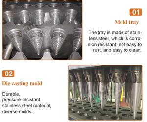 MY Automatic <strong>Ice</strong> <strong>Cream</strong> Pizza Biscuit <strong>Waffle</strong> <strong>Cone</strong> Maker Edible Coffee Tea Cup Make <strong>Machine</strong> Set - Product Image 4