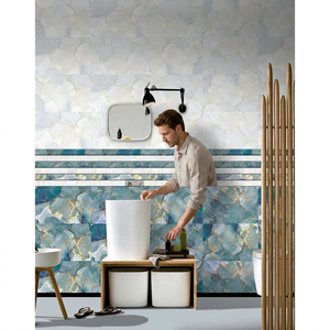 300x450mm 12x18 Glossy Glazed Printed Kitchen Wall Tiles 30x45cm New Design Ceramic Tiles 5 Year Warranty 9mm Thick Indian - Product Image 1