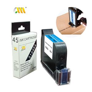 Cartucho de tinta Domino TIJ BK 118 Impresora de inyección de tinta portátil Codificador portátil para cartucho de tinta HP 45 Cartucho de tinta TIJ 2.5 - Product Image 1