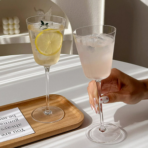 Bán buôn Nhật Bản phong cách độc đáo Frosted STEM cốc rõ ràng nước trái cây uống Glass Bar mỏng Champagne Cocktail kính cho đám cưới - Product Image 6