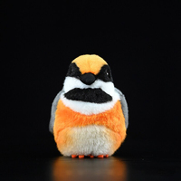 Peluche personnalisée en forme d'oiseau de la forêt, jouet en peluche mignon, petite poupée d'oiseau pour souvenir de parc à thème, cadeau, fabrication sur mesure OEM ODM
