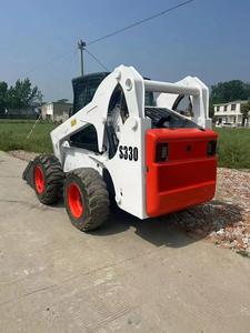 Famous Brand S330 Skid Steer Loader High Performance Compact Heavy Duty Construction Machine 1497kg Rated <b>Load</b> 63.4kW Power - Product Image 2