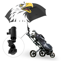 Fabricant d'ombrelles de golf haut de gamme, protection UV, armature en fibre de verre, ombrelles de golf personnalisées pour les clubs de golf d'entreprise