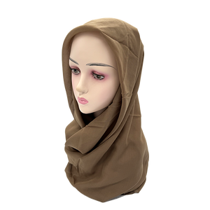 ボイルスカーフヒジャーブホット販売イスラム教徒の女性多くの色高品質ファッション女の子純粋な色 - Product Image 6