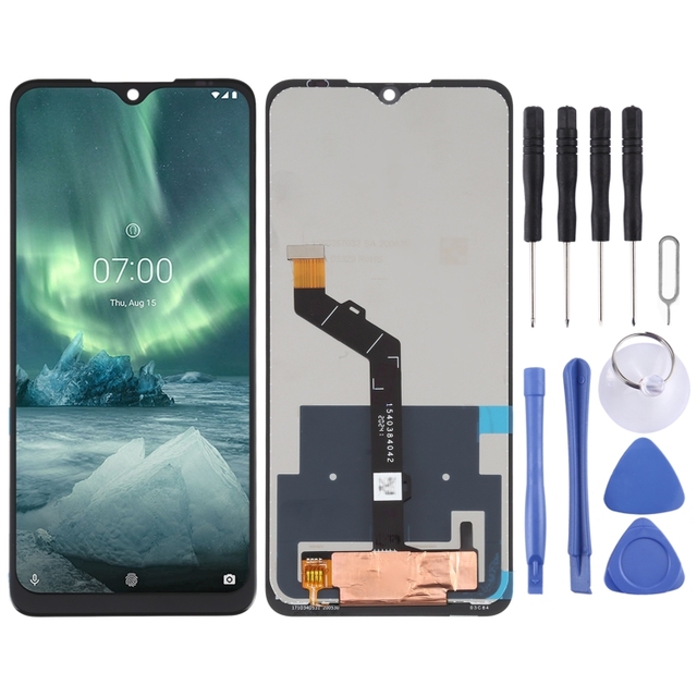 Original LCD Screen and Digitizer Full Assembly Mobile Phone LCDs for Nokia 7.2/6.2 Screen Replacement