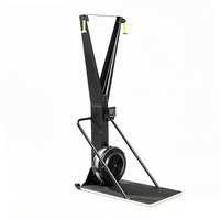 Simulador de Esquí con Resistencia al Aire Lofit, Entrenador de Esquí para Interiores, Entrenamiento HIIT de Bajo Impacto, Máquina Ergométrica de Acero, Programa de Ejercicio, Pantalla LED