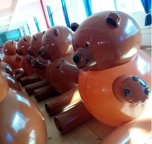 Pallone Gonfiabile in PVC a Forma di Orso Cartone Animato per Feste all'Aperto, Impermeabile e Durevole, Decorazioni per Eventi con Ventilatore Elettrico - Product Image 6