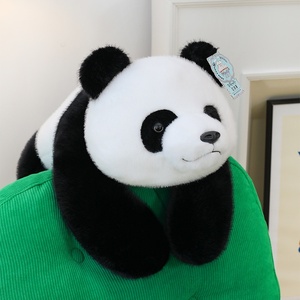 <span class=keywords><strong>Panda</strong></span> géant réaliste brodé Mengbang, peluche super douce, rembourrage en coton PP, vernissage UV, recharge USB, anti-stress - Product Image 2
