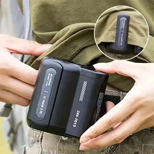 Portable Waist Hanging Fan 3 <b>Speeds</b> Strong Airflow Wearable Personal <b>Clip</b> Fan Rechargeable Cool Fan Under Shirt - Product Image 6