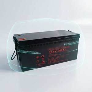 GORHEN 260822 12V 200Ah แบตเตอรี่ลิเธียมเหล็กฟอสเฟต BMS ในตัว ความจุขนาดใหญ่สำหรับโซลูชันการจัดเก็บพลังงานแผงโซลาร์เซลล์ - Product Image 1