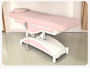 Newest Electric 3 Motors Lip Beauty Facial Spa Massage Bed <b>Foldable</b> Customizable Color <b>Wood</b> for Bedroom Beauty Salon School - Product Image 3