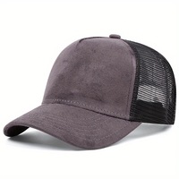 Gorras de Béisbol y Trucker para Hombre, Personalizadas con Logotipo Bordado en 3D, de Malla y Gamuza, de 5 Paneles, Ajustables, de Alta Calidad, al por Mayor
