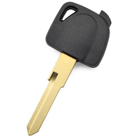 Carcasa de Repuesto para Llave de Coche con Transpondedor ABS Negro, Funda para Llave de Coche con Control Remoto