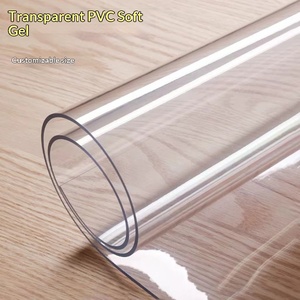 Lámina de PVC <span class=keywords><strong>Transparente</strong></span> Shangwang, Rollo de Película de Goma Suave, <span class=keywords><strong>Cristal</strong></span> <span class=keywords><strong>Transparente</strong></span>, Impermeable, Resistente al Aceite, <span class=keywords><strong>Mantel</strong></span> para Mesa de Café - Product Image 2