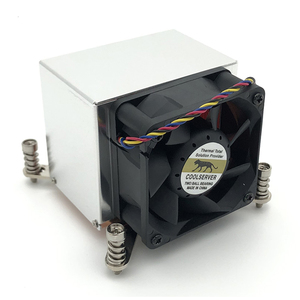 COOLSERVER Quạt Làm Mát Máy Chủ CPU 2U6C Quạt Làm Mát CPU PWM 135W Mute 4Pin Cho Bo Mạch Chủ Intel LGA 1151 1155 1156 2011 2066 - Product Image 1