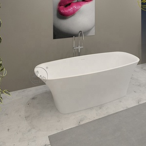 Fábrica de remolinos cinco estrellas hotel estándar nuevo huevo oval en forma de bañera cuarto de baño acrílico negro bañera - Product Image 4