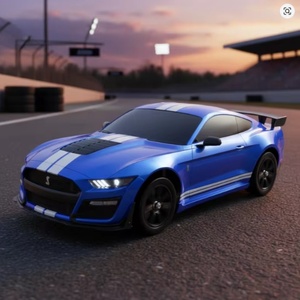 Voiture télécommandée MJX SJY-10306 Mustang Shelby à l'échelle 1/10, sans balais, 4x4, électrique, prête à la course sur route et au drift, 120M AA - Product Image 5