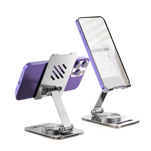 Promotional Gift Mobile Phone Holders Foldable Office <b>Desktop</b> Metal Phone <b>Stand</b> Adjustable Mobile Phone Holder with Custom Logo - Product Image 6